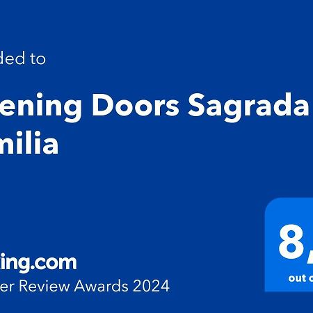 Appartamento Opening Doors Sagrada Familia Barcellona Esterno foto